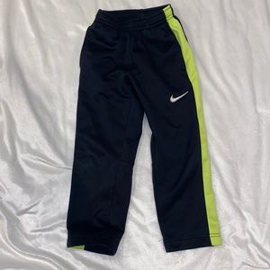 Nike Dry Fit, Size 4T, Neon Green & Black Pants with pockets